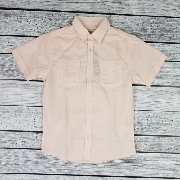 Mens Polo Blush Pink Button Up Shirt 4XL - Picture 1 of 3